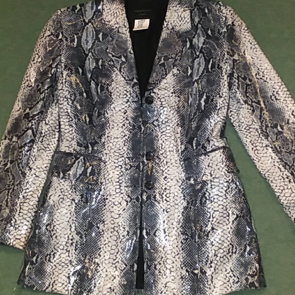 Used Vertigo snakeskin blazer